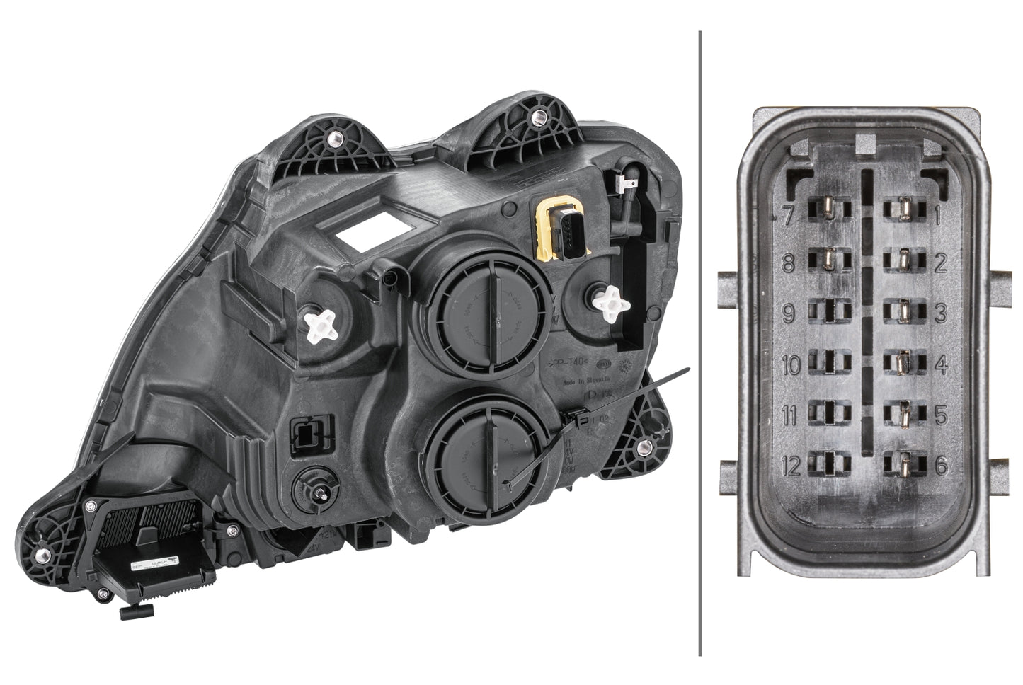 HELLA Halogen/FF-Headlight - right 1ED010116-521