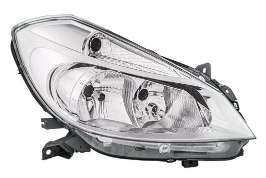 HELLA Halogen-Headlight - right - for e.g. Renault Clio III (BR0/1, CR0/1) 1EE354536-021