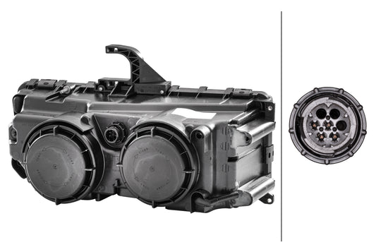 HELLA Halogen-Headlight - left - for e.g. Mercedes-Benz Axor II 1DB247011-011