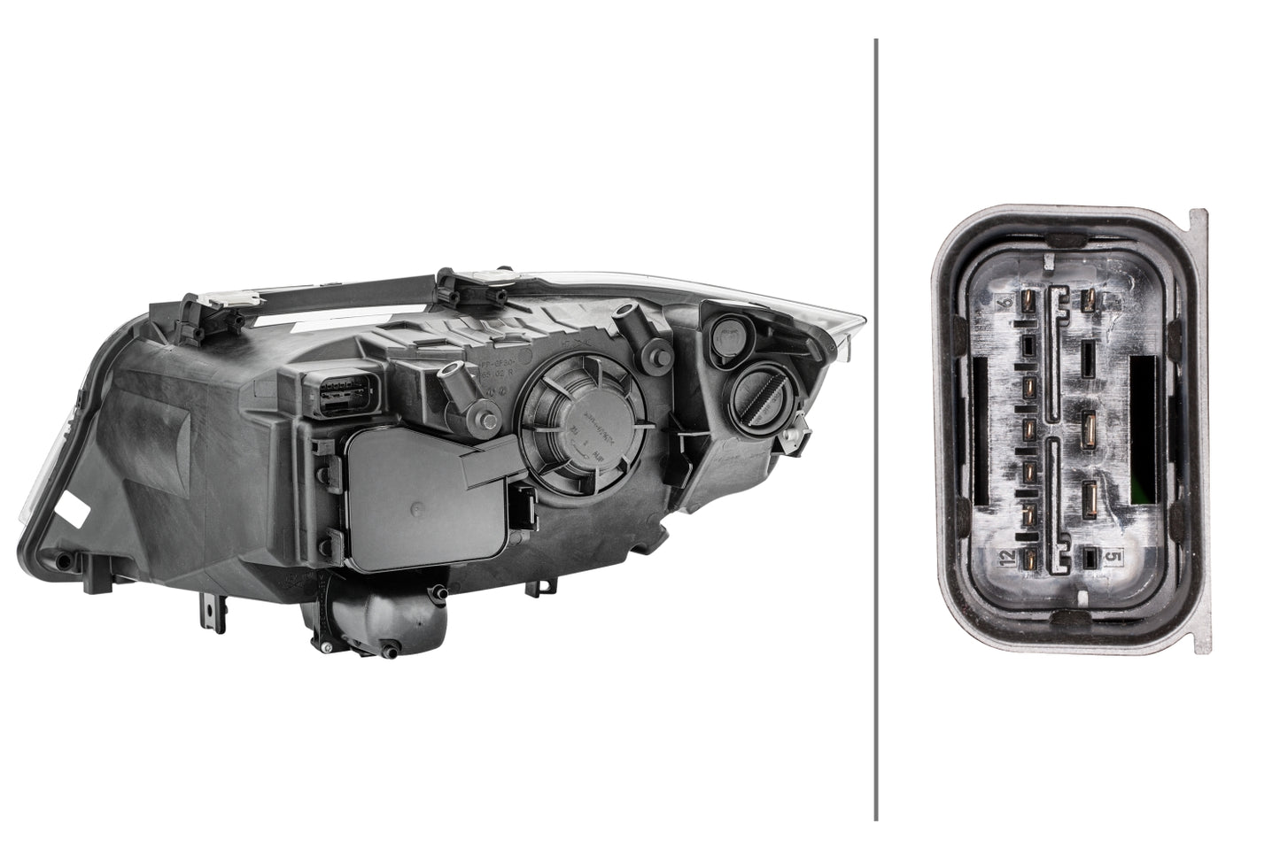 HELLA Halogen-Headlight - right - for e.g. BMW 3 (E90) 1E1354699-021