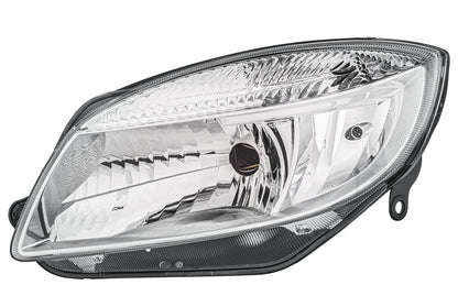 HELLA Single Headlight/FF/Halogen-Headlight - left - for e.g. Skoda Fabia II (542) 1ED247025-211