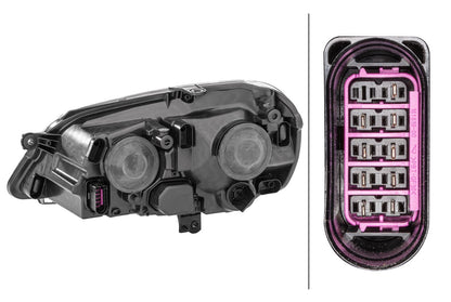 FF/Halogen-Headlight - right - for e.g. VW Polo (9N_)
