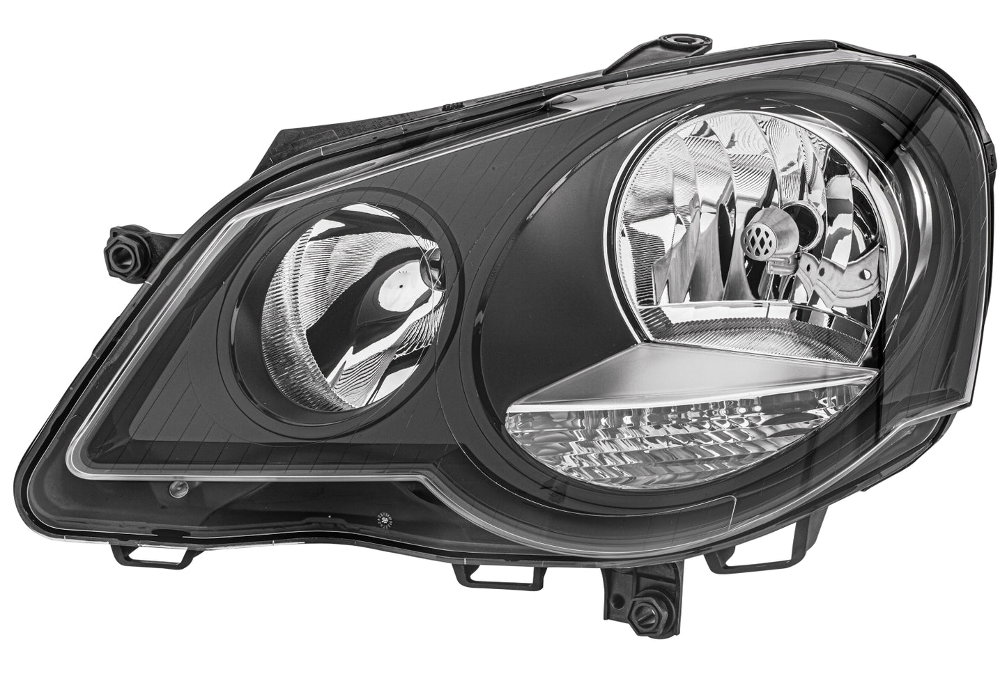 HELLA Halogen/FF-Headlight - left - for e.g. VW Polo (9N_) 1EE247019-211