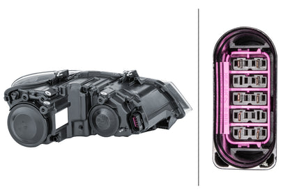 HELLA Halogen-Headlight - left - for e.g. VW Polo (6R1, 6C1) 1EE247051-011