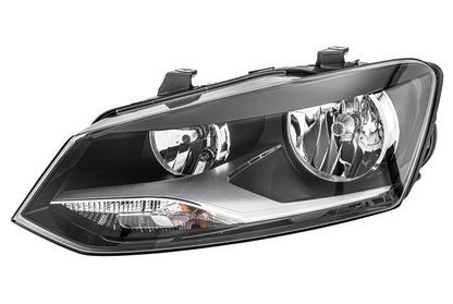 HELLA Halogen-Headlight - left - for e.g. VW Polo (6R1, 6C1) 1EE247051-011