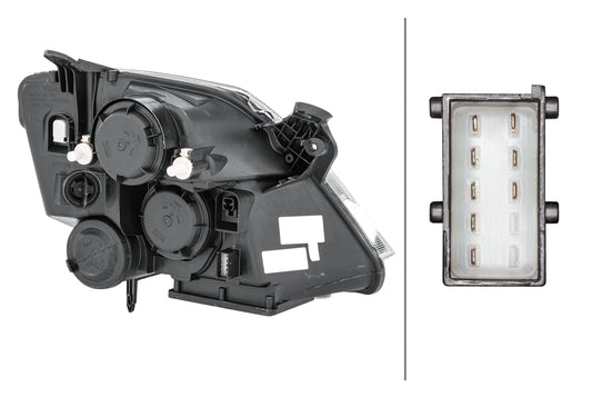 HELLA Halogen-Headlight - left - for e.g. Opel Meriva A Mpv (X03) 1EE354535-011