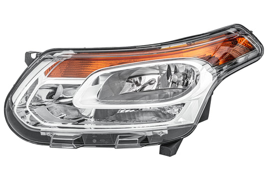 HELLA FF/Halogen-Headlight - left - for e.g. Citroën C3 Picasso (SH_) 1EG009767-011