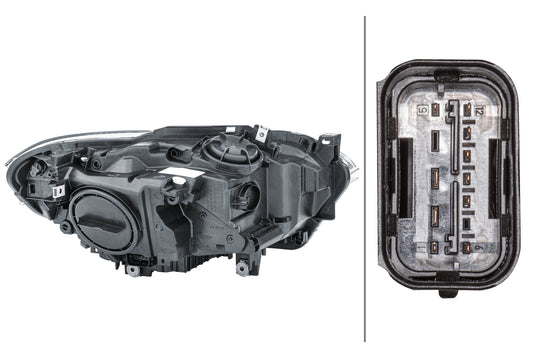 HELLA FF/Halogen-Headlight - left - for e.g. BMW 1 (F20) 1EG010741-071