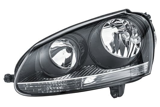 HELLA Halogen/FF-Headlight - left - for e.g. VW Golf V (1K1) 1EG247007-611