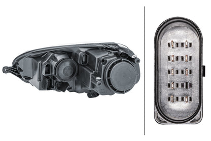 HELLA Halogen-Headlight - right - for e.g. VW Golf V (1K1) 1EG247007-621