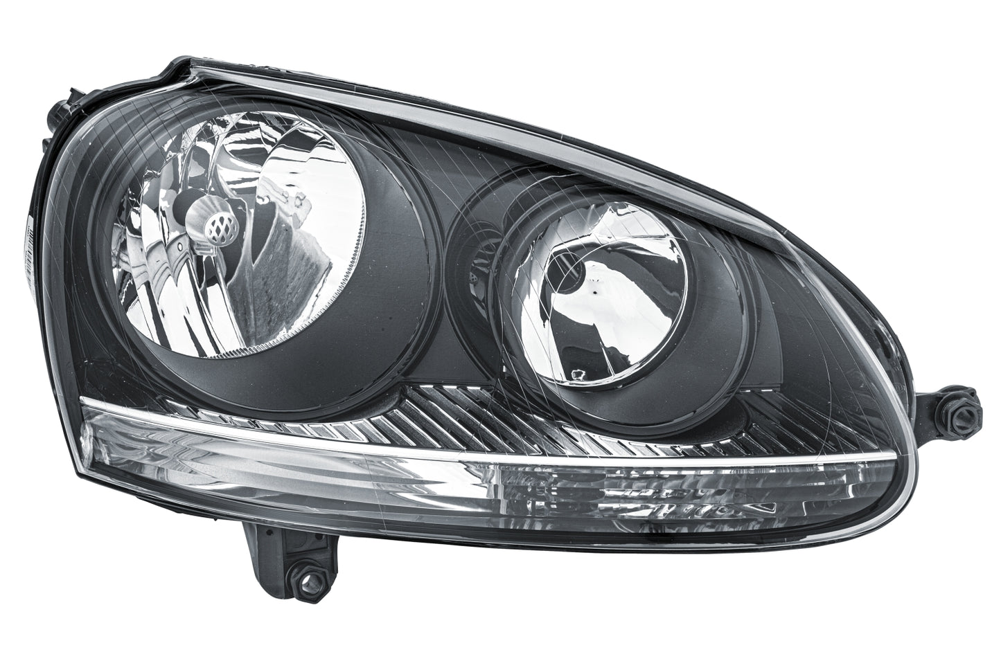 HELLA Halogen-Headlight - right - for e.g. VW Golf V (1K1) 1EG247007-621
