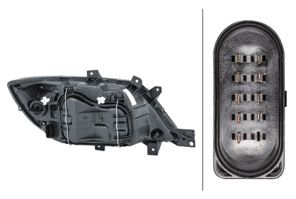 HELLA Halogen-Headlight - left - for e.g. Mercedes-Benz Sprinter 3-T Chassis (903) 1EH246047-011