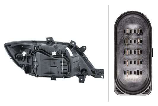 HELLA Halogen-Headlight - left - for e.g. Mercedes-Benz Sprinter 3-T Chassis (903) 1EH246047-011