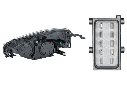 HELLA Bulb-Headlight - right - for e.g. Opel Adam (M13) 1EH354811-061