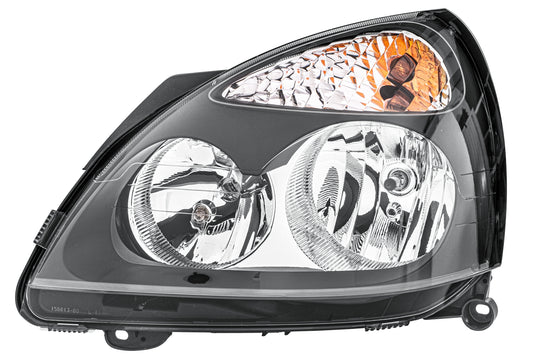 HELLA Halogen-Headlight - left - for e.g. Renault Clio II (BB_, CB_) 1DB008461-191