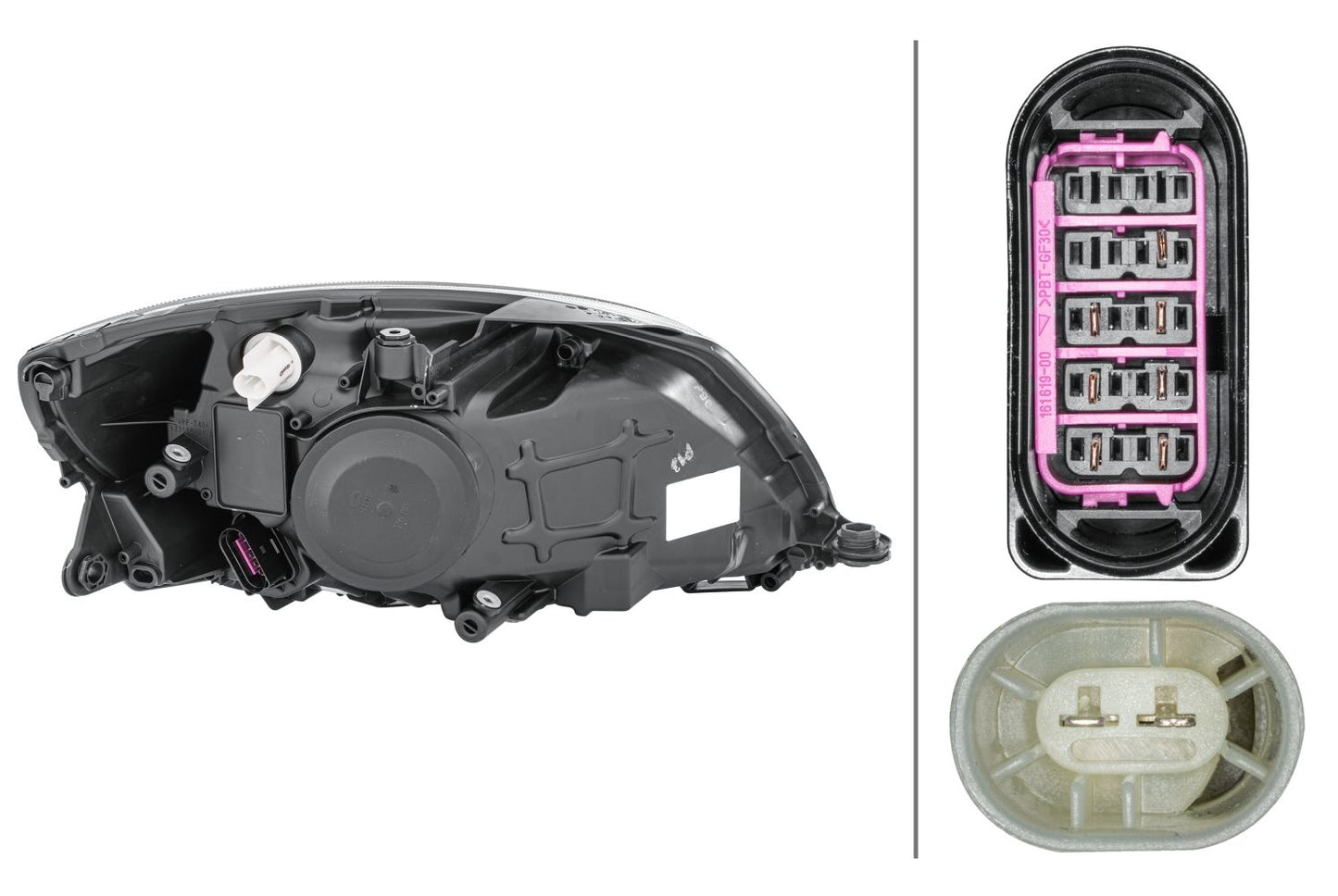 FF/Single Headlight-Headlight - left - for e.g. Skoda Fabia II (542)