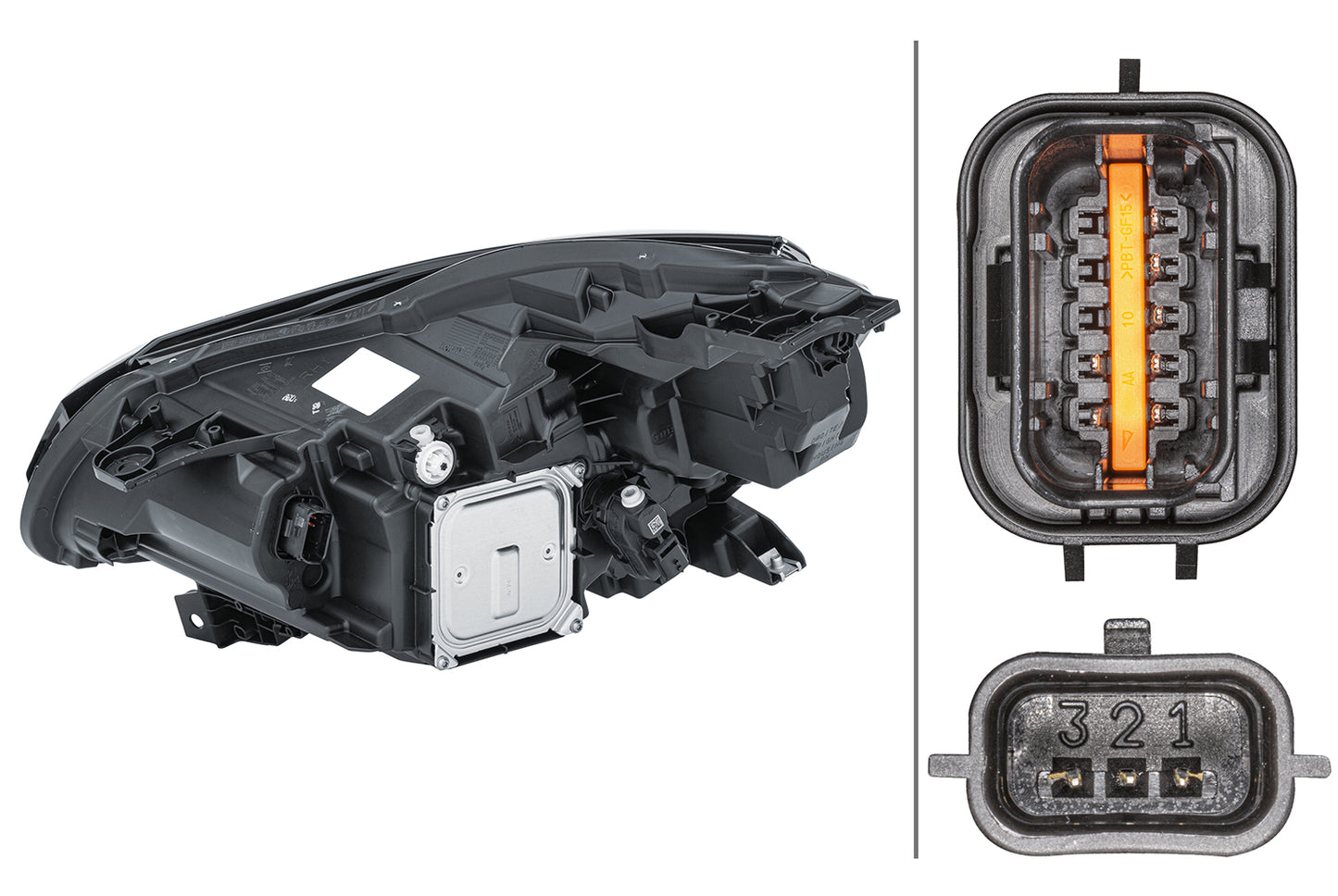 HELLA LED-Headlight - right - for e.g. RENAULT CAPTUR II (HF_) 1LX013930-941
