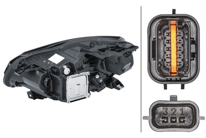 HELLA LED-Headlight - right - for e.g. RENAULT CAPTUR II (HF_) 1LX013930-941