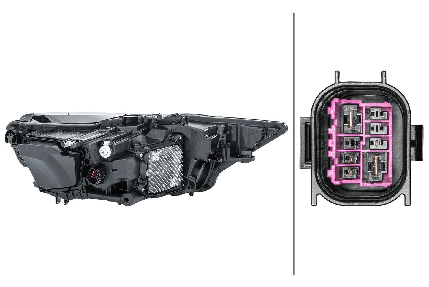 Matrix-Headlight - left - for e.g. Audi A6 Avant (4A5, C8)