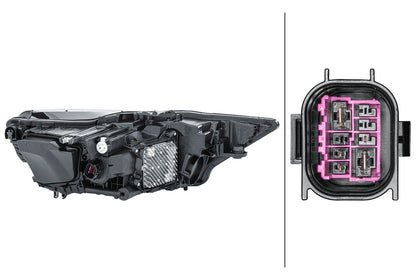 Matrix-Headlight - left - for e.g. Audi A6 Avant (4A5, C8)