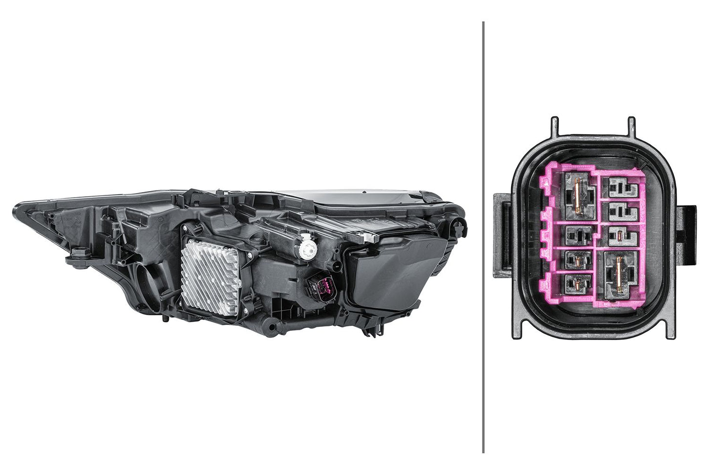 Matrix-Headlight - right - for e.g. Audi A6 Avant (4A5, C8)