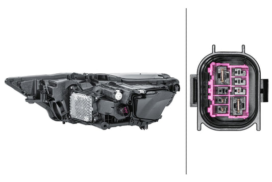 Matrix-Headlight - right - for e.g. Audi A6 Avant (4A5, C8)