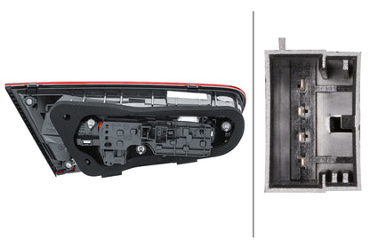 HELLA Rearlight - Halogen - Inner Section - right - for e.g. Audi A3 (8V1, 8VK) 2TZ012834-061