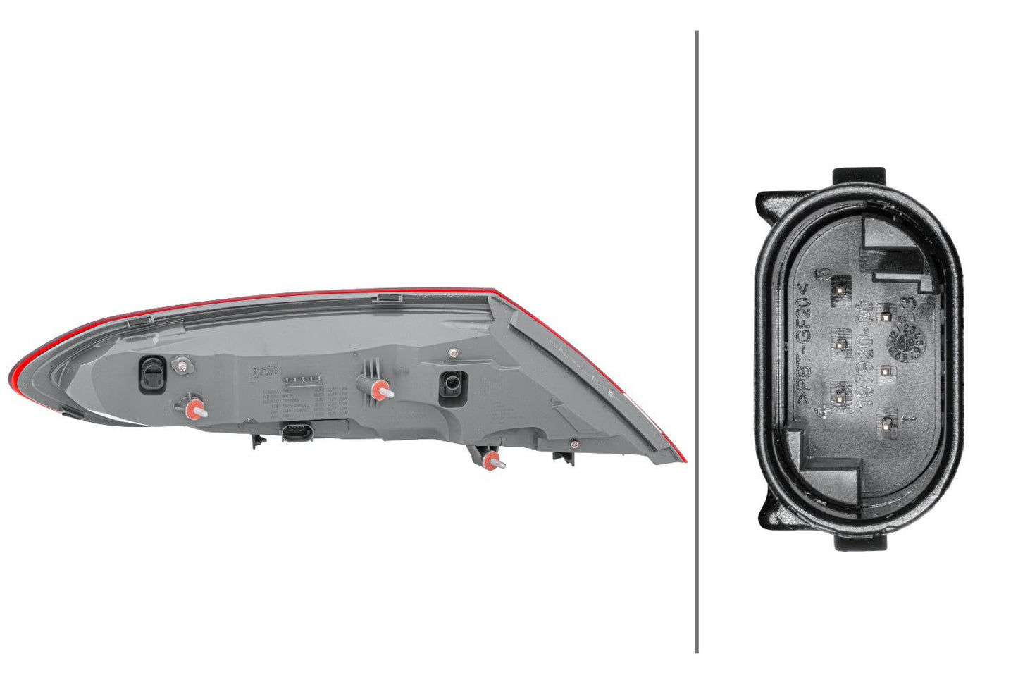 HELLA Rearlight - LED - Outer section - right - for e.g. Mercedes-Benz C-Class Coupe ( 2SD011786-221
