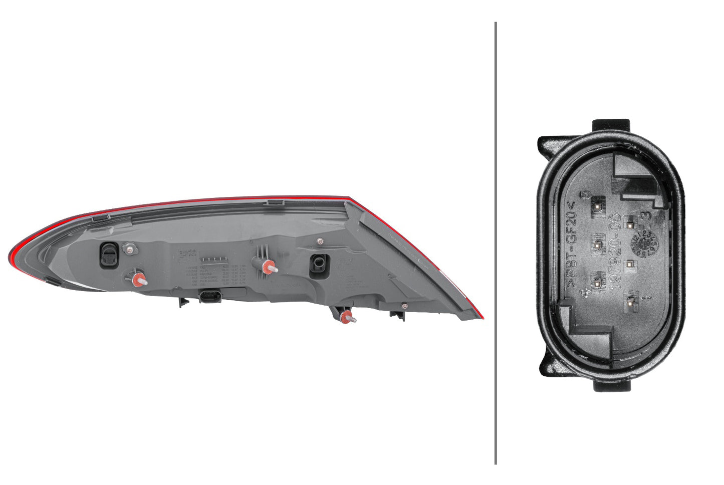 HELLA Rearlight - LED - Outer section - right - for e.g. Mercedes-Benz C-Class Coupe ( 2SD011786-261