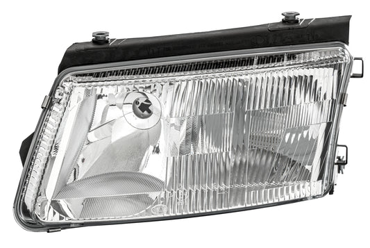 HELLA Dual Headlight/FF/Halogen-Headlight - left - for e.g. VW Passat Variant (3B5) 1AF007620-051