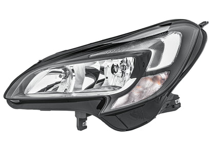 HELLA FF/LED/Halogen-Headlight - left - for e.g. Opel Corsa E (X15) 1EF011830-051