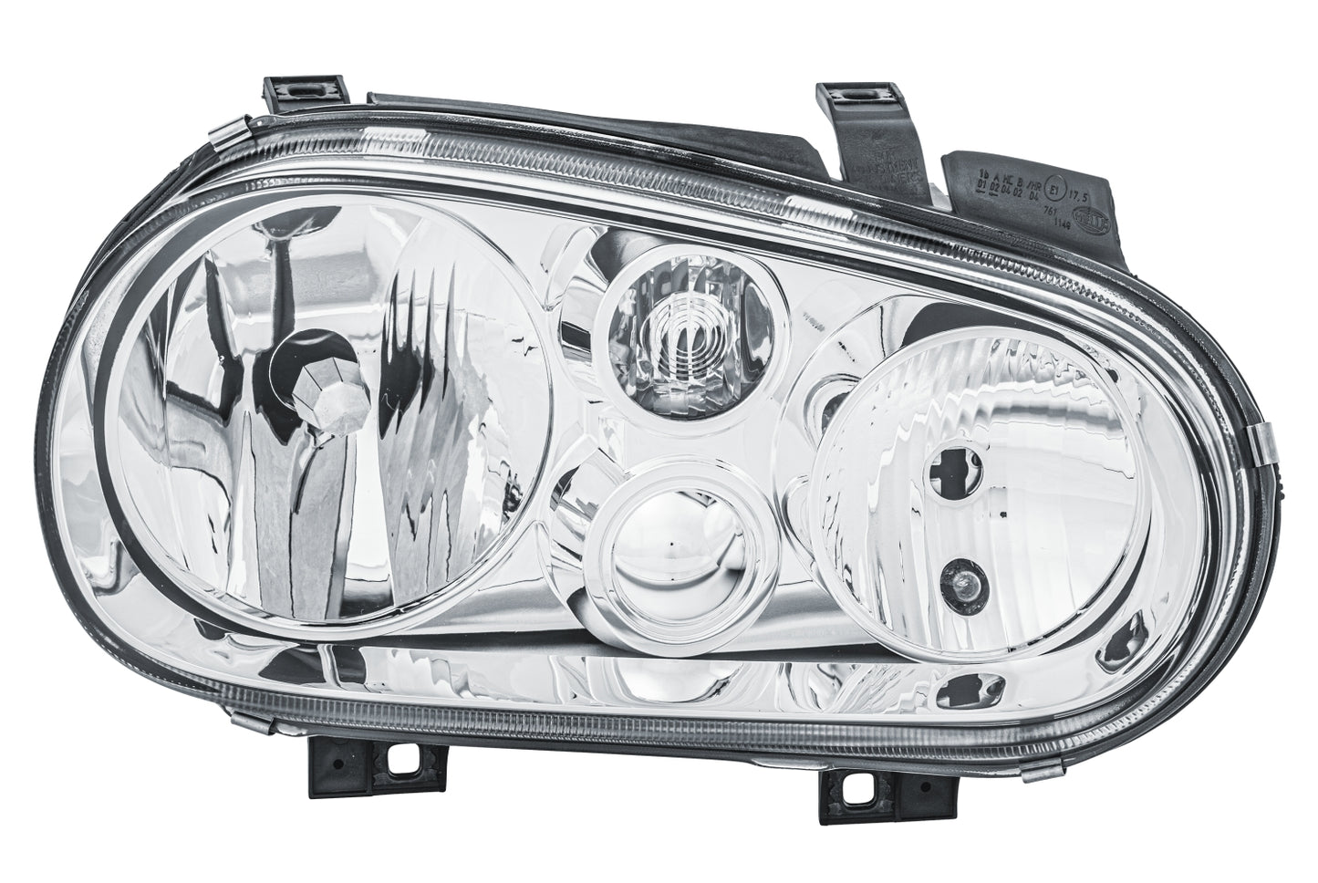 HELLA Halogen/FF-Headlight - right - for e.g. VW Golf IV (1J1) 1EJ007700-081