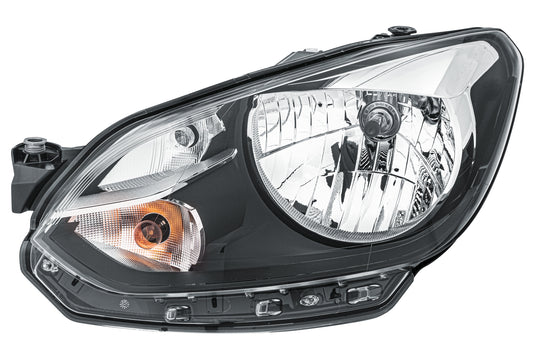 HELLA FF/Halogen-Headlight - left - for e.g. VW Up (121, 122, BL1, BL2) 1EJ010670-011