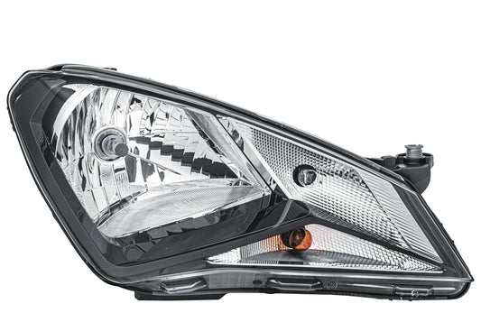 HELLA Halogen-Headlight - right - for e.g. Seat MII (KF1, KE1) 1EJ010671-021
