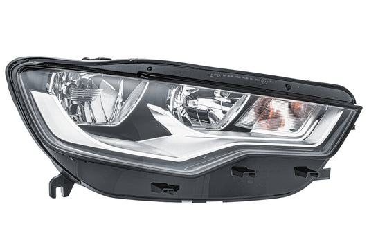HELLA Halogen/FF-Headlight - right - for e.g. Audi A6 Avant (4G5, 4GD, C7) 1EJ011149-021