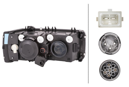HELLA Halogen-Headlight - left 1EJ247046-011