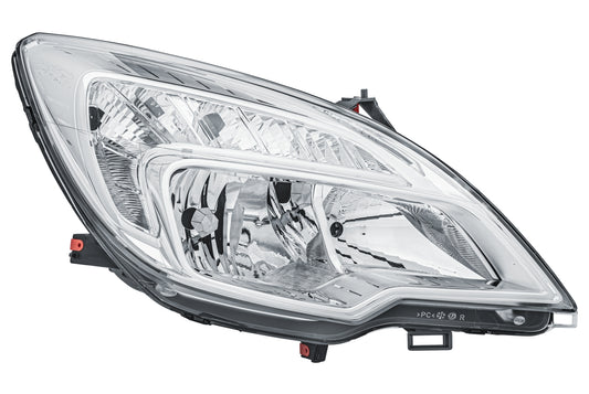 HELLA FF/Halogen-Headlight - right - for e.g. Opel Meriva B Mpv (S10) 1EJ354676-021