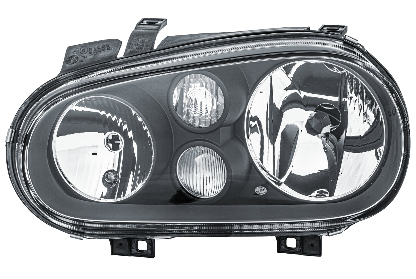 HELLA DE/FF/Halogen-Headlight - left - for e.g. VW Golf IV (1J1) 1EL007700-151