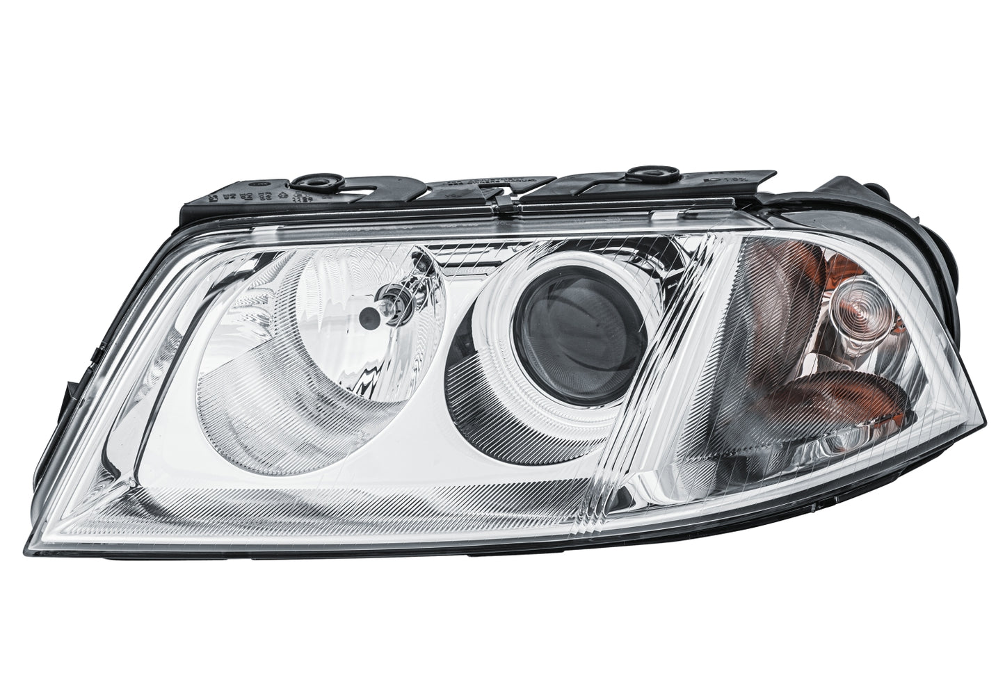 HELLA Halogen/FF/DE-Headlight - left - for e.g. VW Passat Variant (3B6) 1EL008350-011