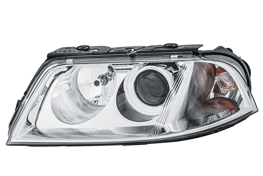 HELLA Halogen/FF/DE-Headlight - left - for e.g. VW Passat Variant (3B6) 1EL008350-011