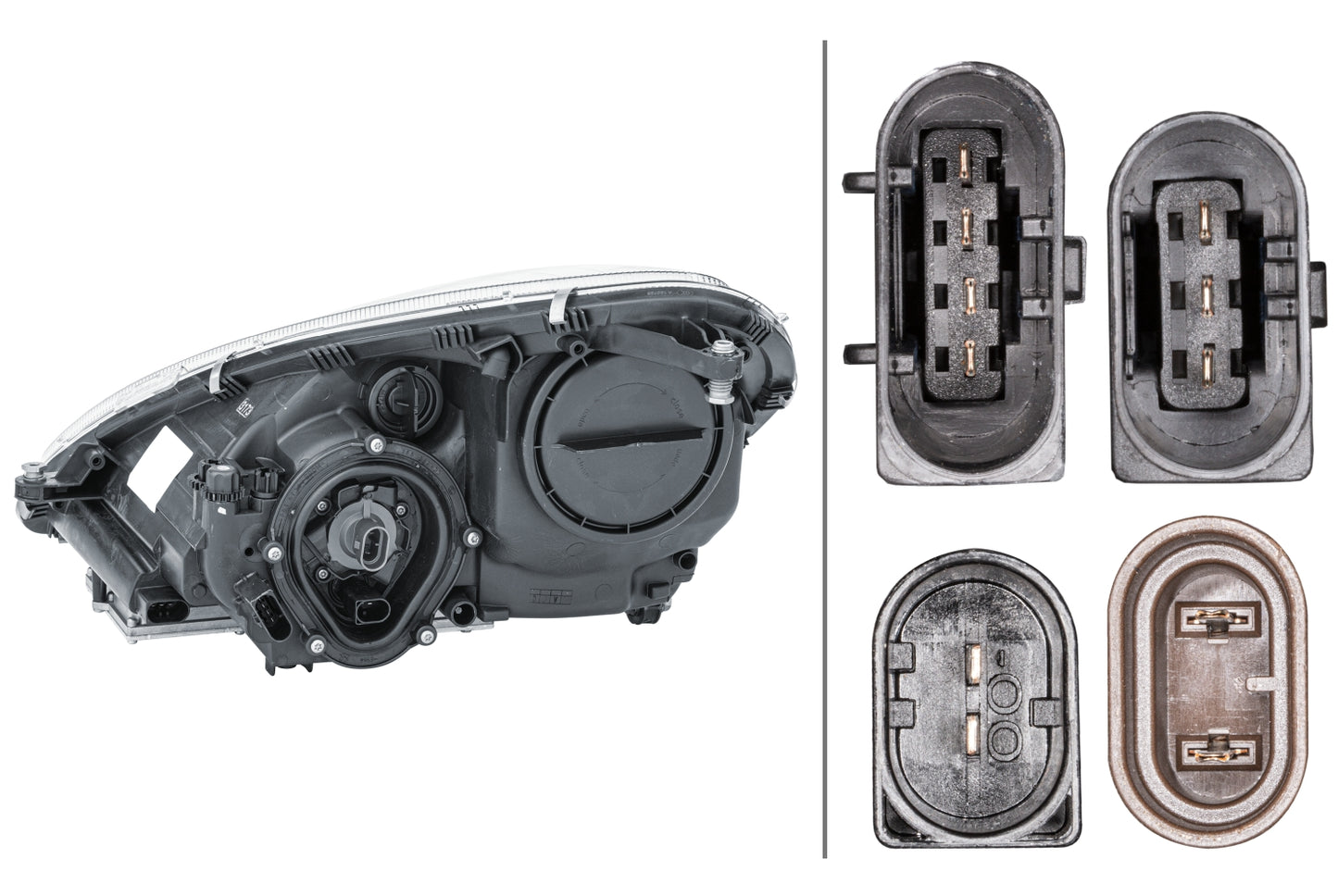 HELLA Bi-Xenon-Headlight - right - for e.g. Mercedes-Benz Slk (R171) 1EL008361-721