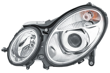 HELLA Halogen-Headlight - left - for e.g. Mercedes-Benz E-Class (W211) 1EL008369-071