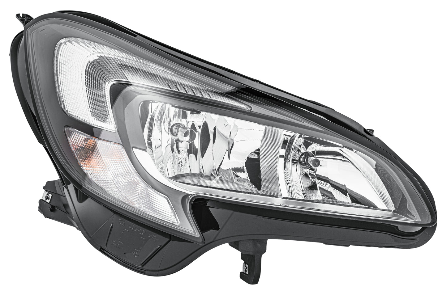 HELLA LED/Halogen-Headlight - right - for e.g. Opel Corsa E (X15) 1EF011830-061