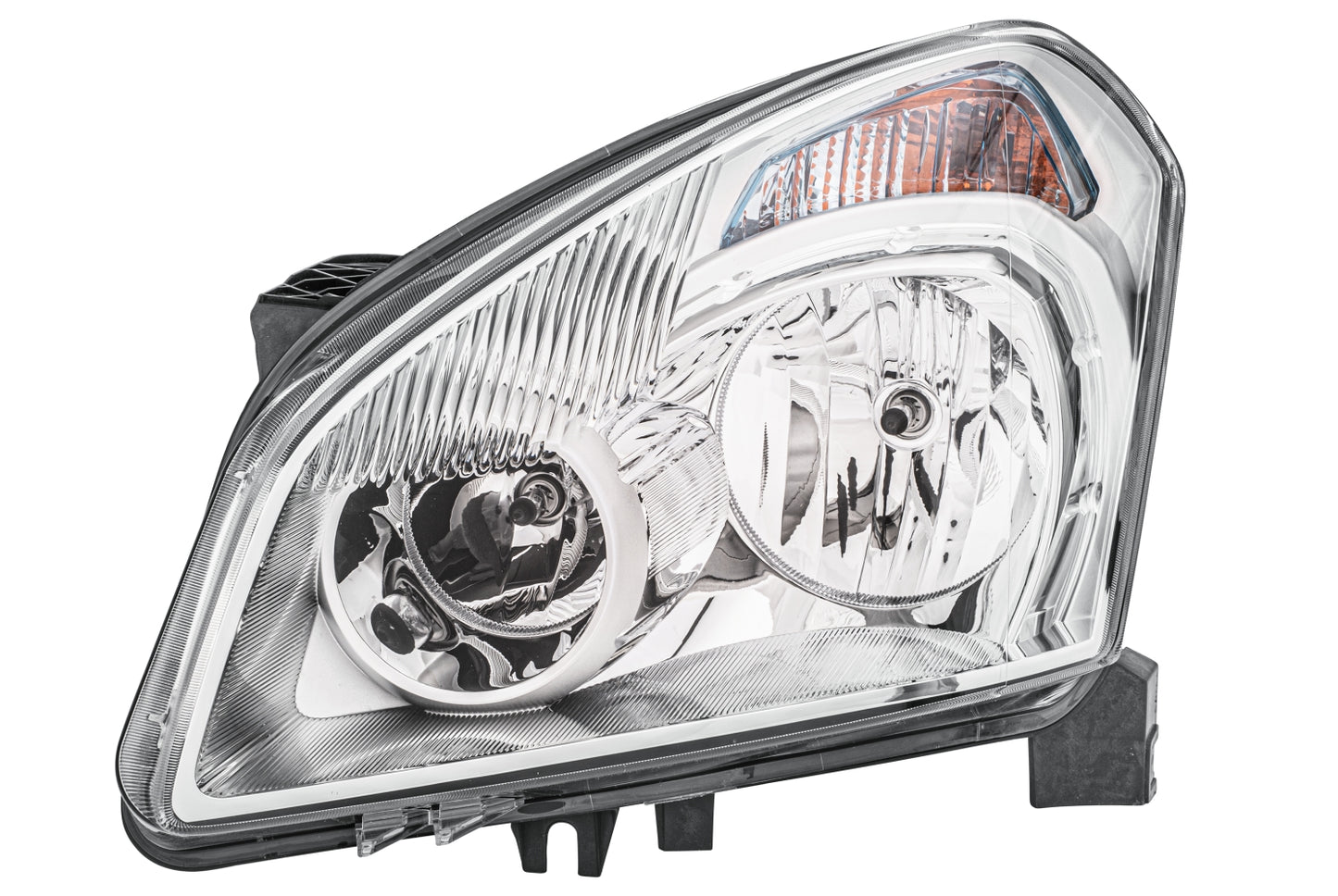 HELLA Halogen-Headlight - left - for e.g. Nissan Qashqai I (J10, NJ10, JJ10E) 1EF238042-011