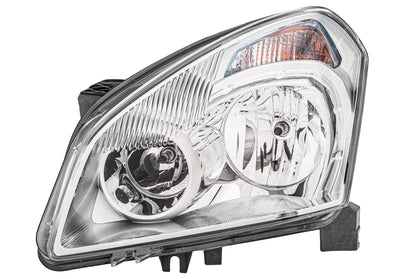 HELLA Halogen-Headlight - left - for e.g. Nissan Qashqai I (J10, NJ10, JJ10E) 1EF238042-011