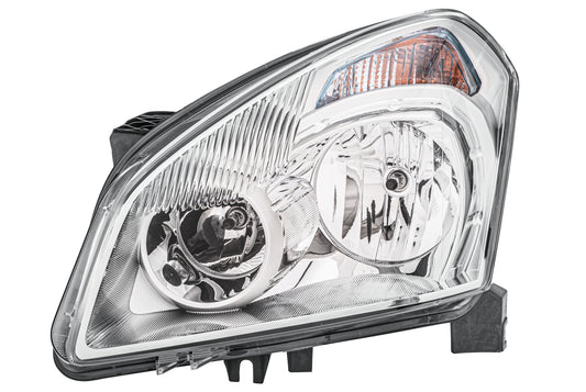 HELLA Halogen-Headlight - left - for e.g. Nissan Qashqai I (J10, NJ10, JJ10E) 1EF238042-011