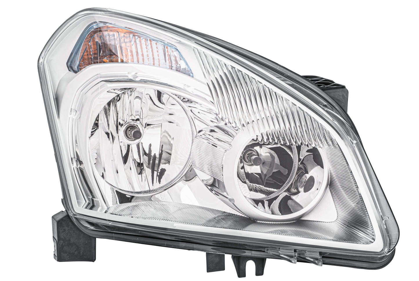 HELLA Halogen-Headlight - right - for e.g. Nissan Qashqai I (J10, NJ10, JJ10E) 1EF238042-021