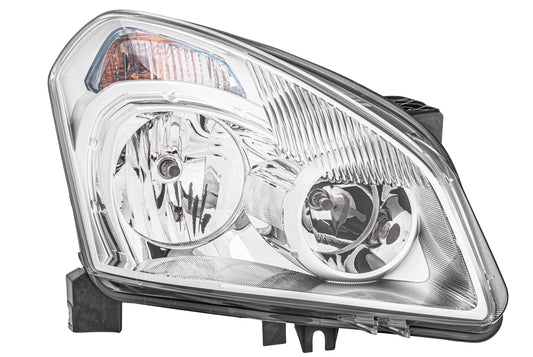 HELLA Halogen-Headlight - right - for e.g. Nissan Qashqai I (J10, NJ10, JJ10E) 1EF238042-021