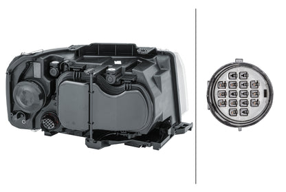 HELLA Halogen-Headlight - left - for e.g. Land Rover Freelander 2 (L359) 1EF354025-091
