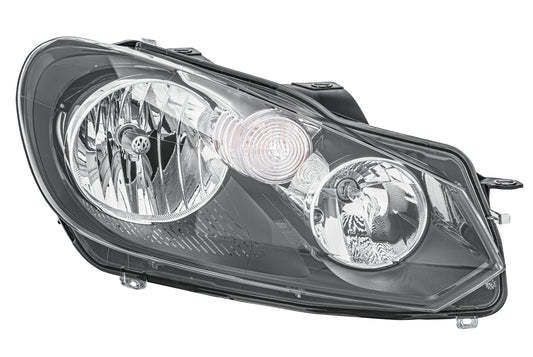 HELLA Halogen/FF-Headlight - right - for e.g. VW Golf VI (5K1) 1EG009901-221